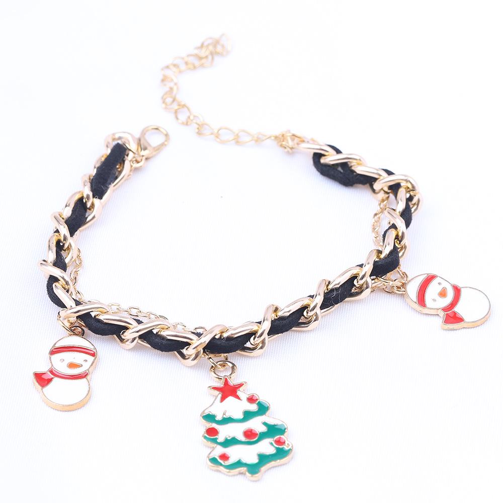 Stylish European & American Snowflake Christmas Tree Enamel Bracelets
Stylish European & American Snowflake Christmas Tree Enamel Bracelets