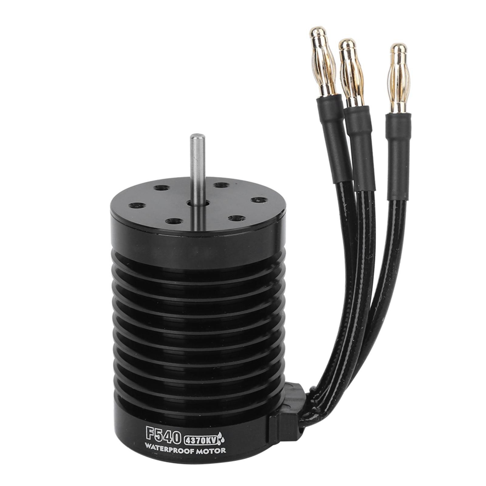 F540 Waterproof 4 Pole Non‑Inductive Brushless Motor Accessory for 110 RC Car (Black)(4370KV
F540 Waterproof 4 Pole Non‑Inductive Brushless Motor Accessory for 110 RC Car (Black)(4370KV