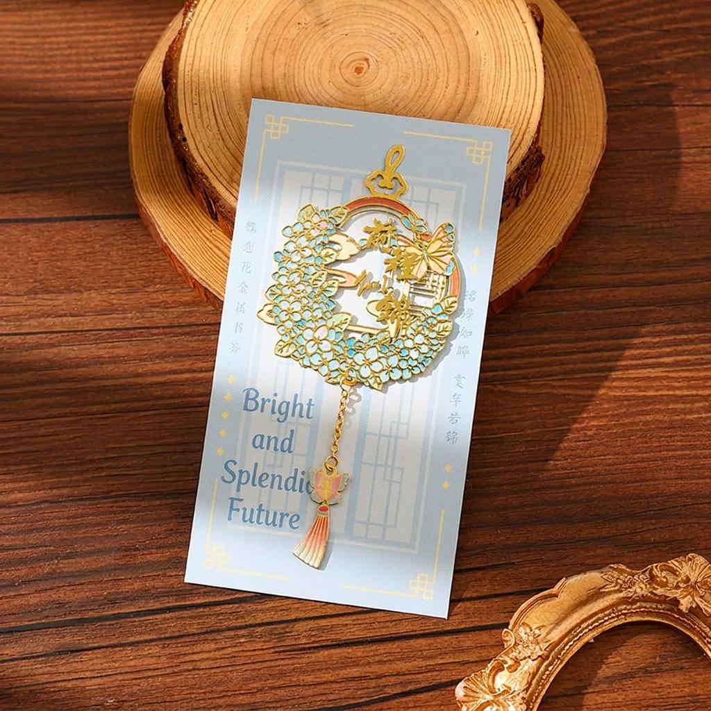 Cultural Bookmark Original Chinese Bookmark Exquisite Metal Bookmark Hollow-Out For Graduation Cultural Events Collection
Cultural Bookmark Original Chinese Bookmark Exquisite Metal Bookmark Hollow-Out For Graduation Cultural Events Collection