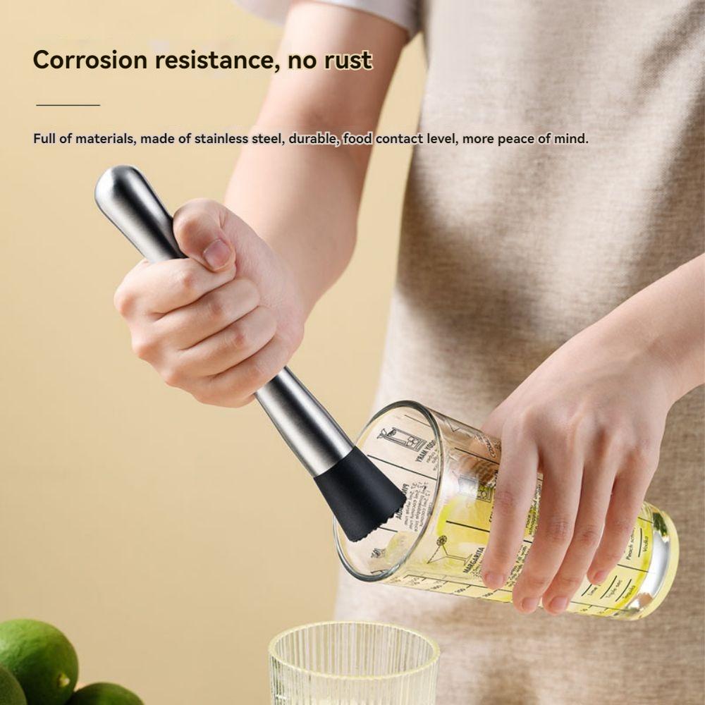 304 Stainless Steel Ice Crushing Hammer Pressing Juice Mashing Stick Storm Hand Beating Lemon Tea Tool Icebreaker Hammer
304 Stainless Steel Ice Crushing Hammer Pressing Juice Mashing Stick Storm Hand Beating Lemon Tea Tool Icebreaker Hammer