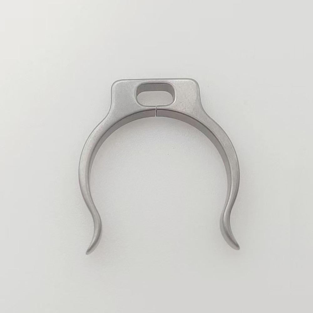 New Light Convenient Titanium Alloy Buckle Durable Grey Outdoor Kettle Hanger Water Bottle Holder Outdoor Tools
New Light Convenient Titanium Alloy Buckle Durable Grey Outdoor Kettle Hanger Water Bottle Holder Outdoor Tools