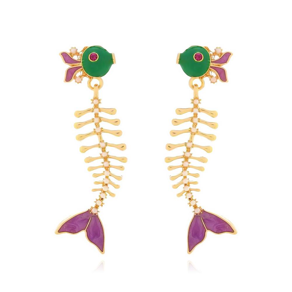 DIGADAGU Metal Fish Bone Patchwork Dangle Earrings New Simple Elegant Earrings Women Daily Zircon Accessories зелений
DIGADAGU Metal Fish Bone Patchwork Dangle Earrings New Simple Elegant Earrings Women Daily Zircon Accessories зелений