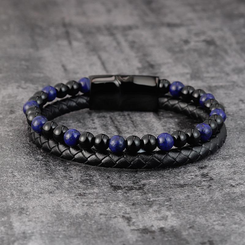 Special Luxury Style Bead Leather Combination Splicing Men s Leather Bracelet Three Colors DIY Size New Year s Surprise Gift 21cm
Special Luxury Style Bead Leather Combination Splicing Men s Leather Bracelet Three Colors DIY Size New Year s Surprise Gift 21cm