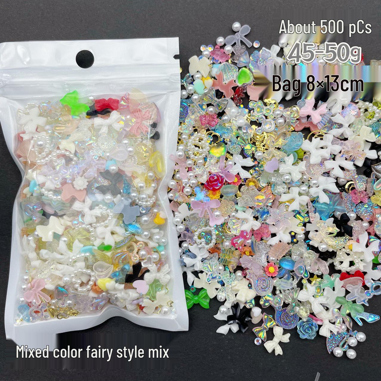 Cross-Border Resin Large Fairy Nail Art Kit: Colorful Bows & Aurora Flowers for DIY Creations
Cross-Border Resin Large Fairy Nail Art Kit: Colorful Bows & Aurora Flowers for DIY Creations