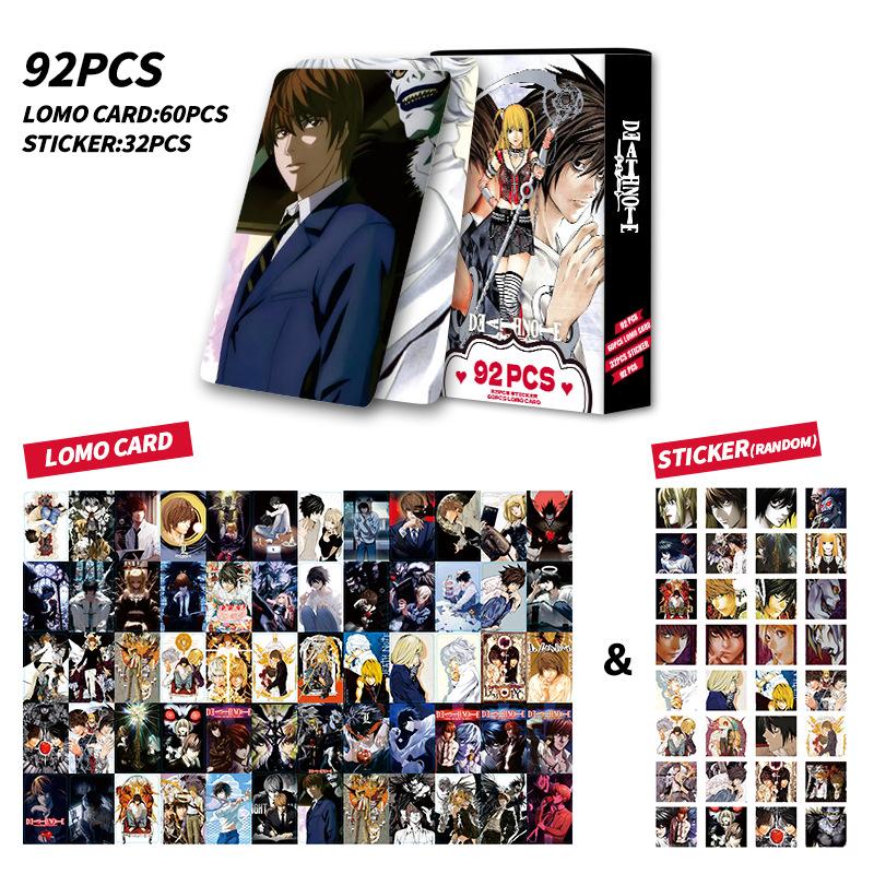 92pcs/set Anime Ryuk Ryuuku Rem Lomo Card Double-sided Hd Color Printing Picture Collection Cards
92pcs/set Anime Ryuk Ryuuku Rem Lomo Card Double-sided Hd Color Printing Picture Collection Cards