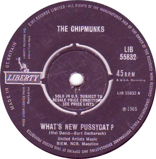 7-дюймовая пластинка CHIPMUNKS Whats New Pussycat LIB55832 Liberty 1965 UK Поп Б/у
7-дюймовая пластинка CHIPMUNKS Whats New Pussycat LIB55832 Liberty 1965 UK Поп Б/у
