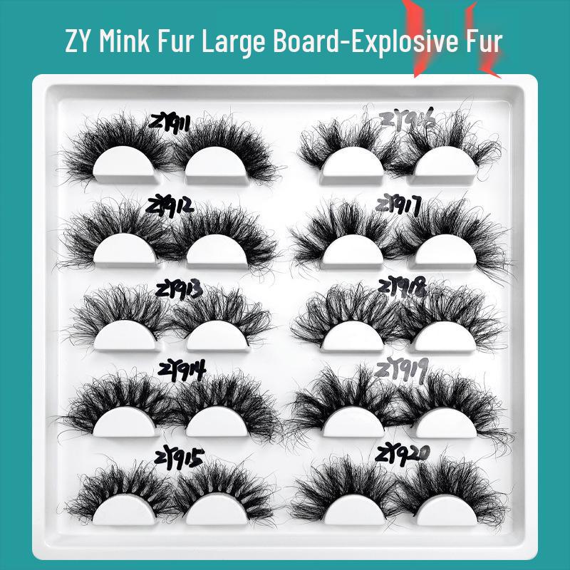 25mm Mink Fur Messy Multi-Layer False Eyelashes - Hot Seller 25mm Mink Fur Explosion
25mm Mink Fur Messy Multi-Layer False Eyelashes - Hot Seller 25mm Mink Fur Explosion