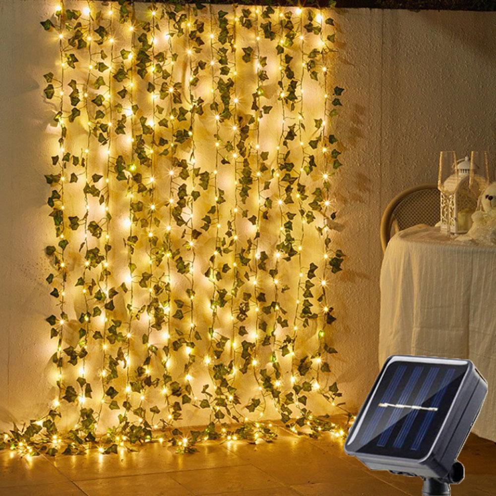 100/50/20LED Solar String Light Artificial Leaf Garland Birthday Decoration Outdoor Room Curtain Lamp for Wedding Party Garden 2M 20LEDs
100/50/20LED Solar String Light Artificial Leaf Garland Birthday Decoration Outdoor Room Curtain Lamp for Wedding Party Garden 2M 20LEDs