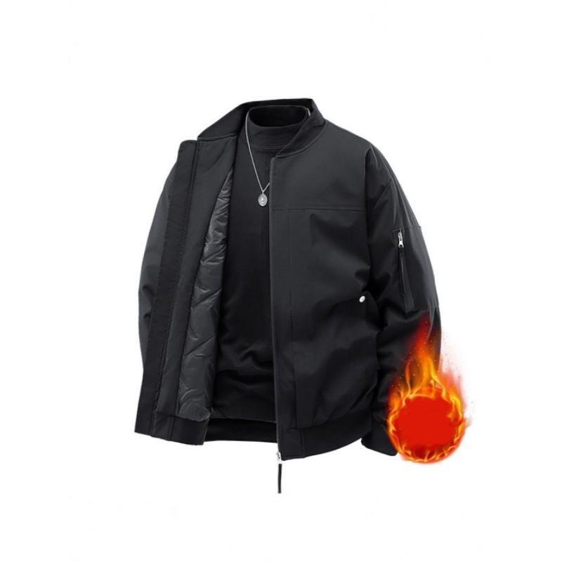 Men Winter Thick Jackets Plus Size Solid Color Warm Jacket Casual Baseball Jacket Coats Male 2XL
Men Winter Thick Jackets Plus Size Solid Color Warm Jacket Casual Baseball Jacket Coats Male 2XL