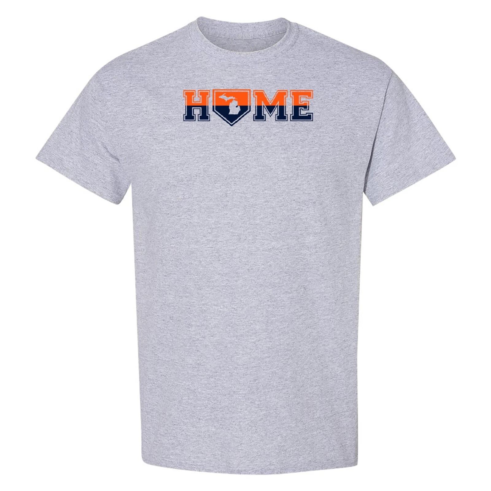 Detroit Home Plate - Baseball Sports Team Color T Shirt - Sport Grey 4XL
Detroit Home Plate - Baseball Sports Team Color T Shirt - Sport Grey 4XL