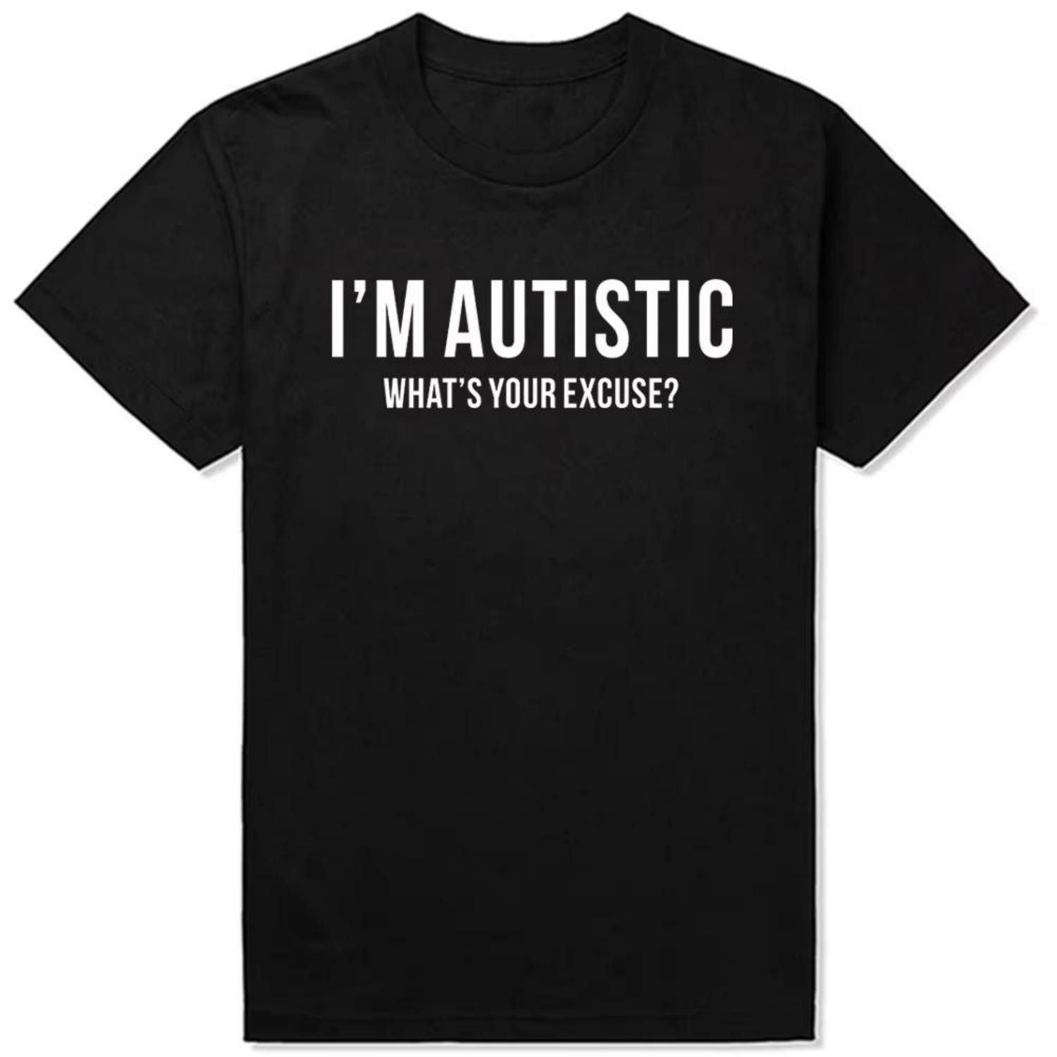 Sarcastic Autism T-Shirt Men I m Autistic What s Your Excuse Funny Pure Cotton Tees Crewneck T Shirt Printing Clothes XXXXXL чорний
Sarcastic Autism T-Shirt Men I m Autistic What s Your Excuse Funny Pure Cotton Tees Crewneck T Shirt Printing Clothes XXXXXL чорний