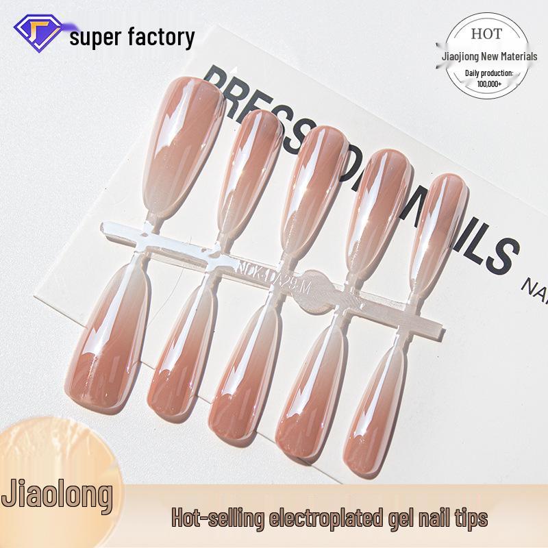 Jiaolong Wearable Gradient French Manicure Electroplated Nails – High-End Solid Color Pre-Made Nail Tips Gradient Finished Extra Small
Jiaolong Wearable Gradient French Manicure Electroplated Nails – High-End Solid Color Pre-Made Nail Tips Gradient Finished Extra Small