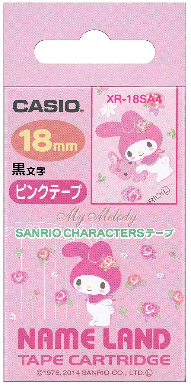 Касио Принтер этикеток Name Land Персонаж Sanrio Лента 18 мм My Melody XR-18SA4 розовый
Касио Принтер этикеток Name Land Персонаж Sanrio Лента 18 мм My Melody XR-18SA4 розовый