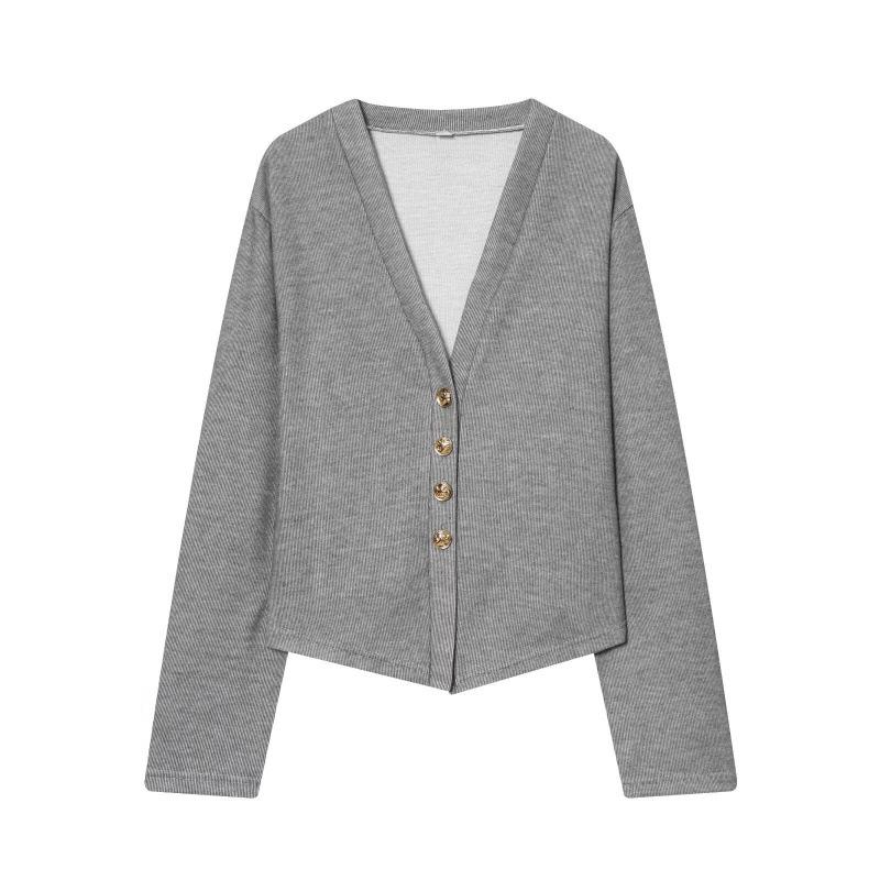 European & American Women s Autumn Slim V-neck Long Sleeve Jacket + Pants Set Large
European & American Women s Autumn Slim V-neck Long Sleeve Jacket + Pants Set Large