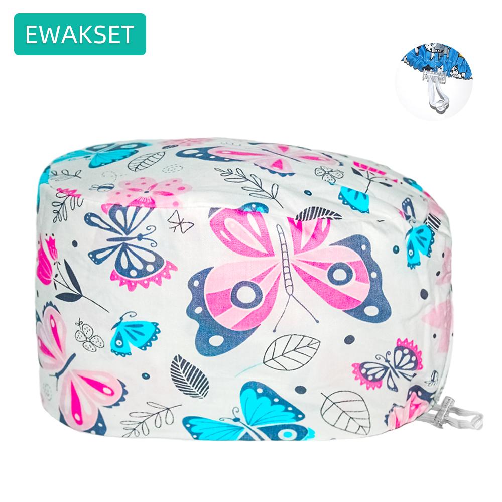 Unisex Long Hair Scrub Cap Cat Pattern Adjustable Surgical Hat Cotton Elastic Medical Operating Room Working Hats One Size
Unisex Long Hair Scrub Cap Cat Pattern Adjustable Surgical Hat Cotton Elastic Medical Operating Room Working Hats One Size