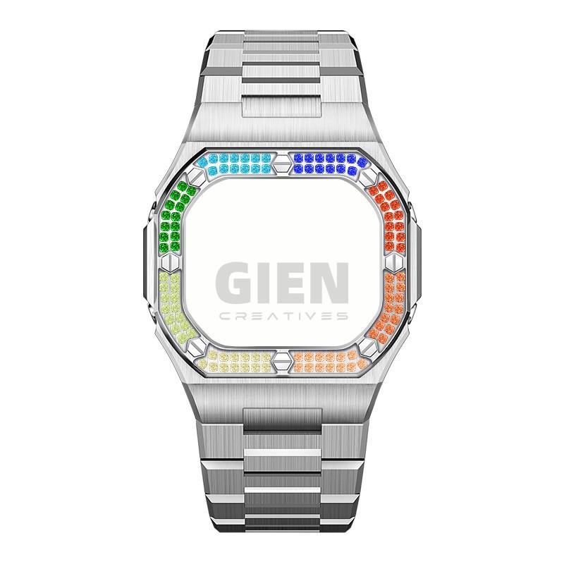 For Casio Small Square DW5600E GW-B5600 GWM-5610 Modified Square Case Metal Case Steel Case Stainless Steel Strap Accessories 5610mm
For Casio Small Square DW5600E GW-B5600 GWM-5610 Modified Square Case Metal Case Steel Case Stainless Steel Strap Accessories 5610mm