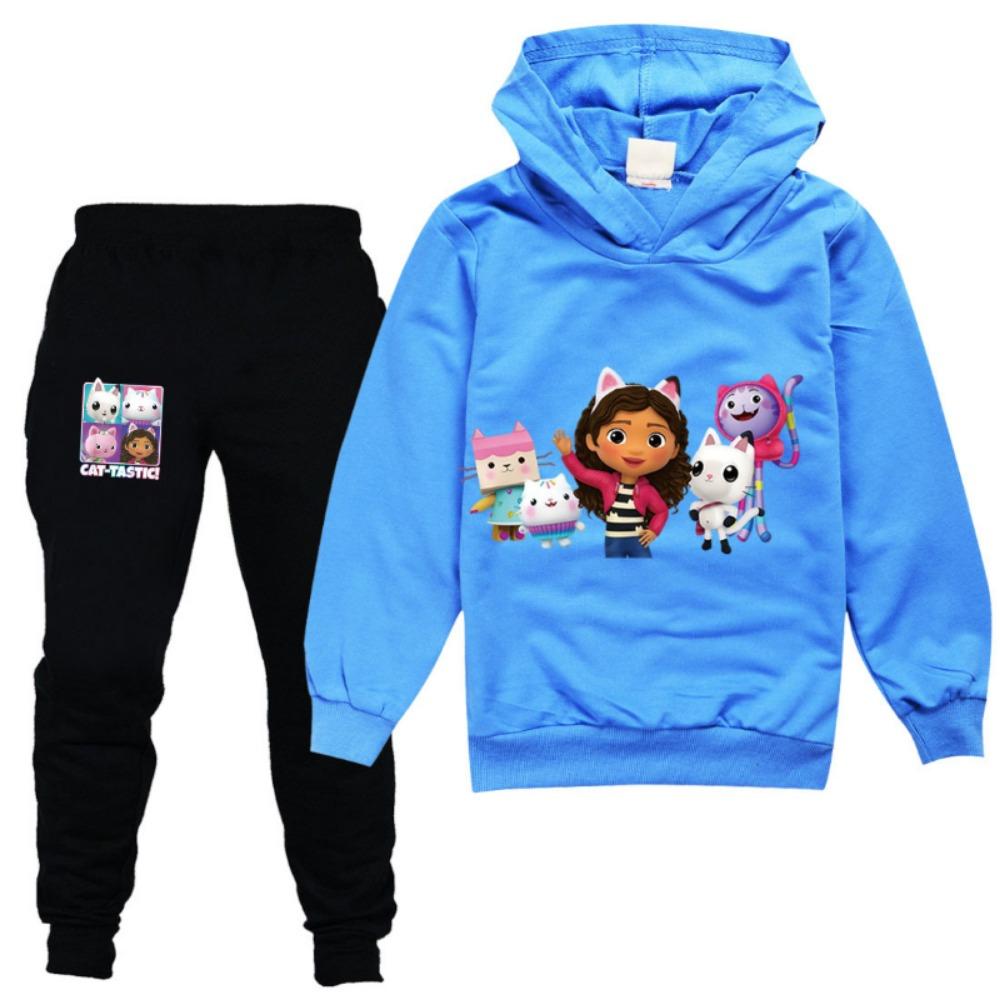 2pcs Gabby Doolhouse Kids Long Sleeve Hoodies Jogging Pants Kawaii Toddler Girls Gabbys Cats Clothes Teen Boys Sportsuits Gift 140
2pcs Gabby Doolhouse Kids Long Sleeve Hoodies Jogging Pants Kawaii Toddler Girls Gabbys Cats Clothes Teen Boys Sportsuits Gift 140