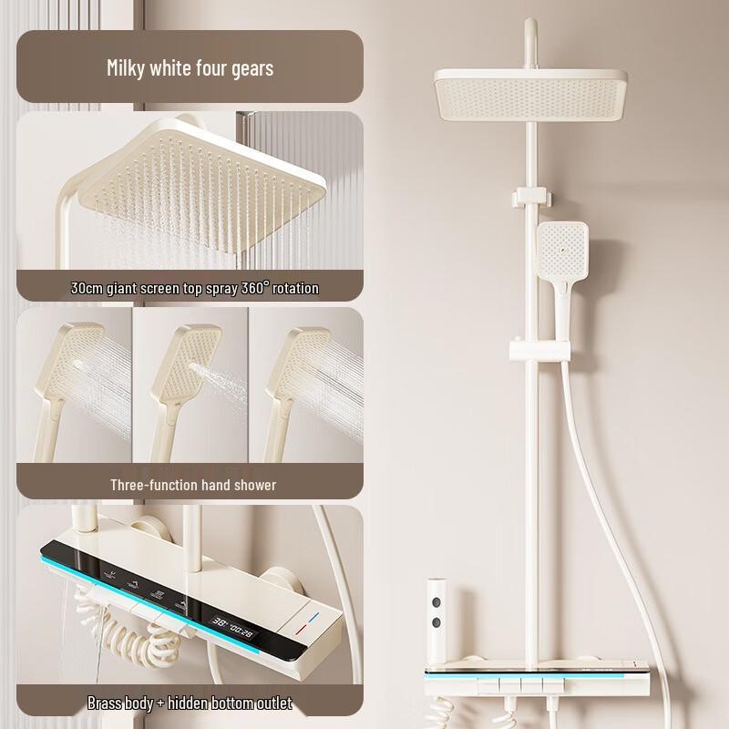 TLXT Smart Thermostatic Shower Faucet Set
TLXT Smart Thermostatic Shower Faucet Set