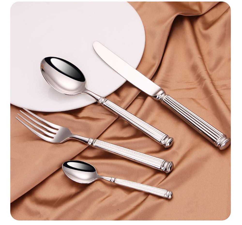 12/16/20 Pieces Sliver Tableware Set Stainless Steel Cutlery Elegant Dinnerware Vintage Knife Spoon Fork Set Kitchen Utensils
12/16/20 Pieces Sliver Tableware Set Stainless Steel Cutlery Elegant Dinnerware Vintage Knife Spoon Fork Set Kitchen Utensils