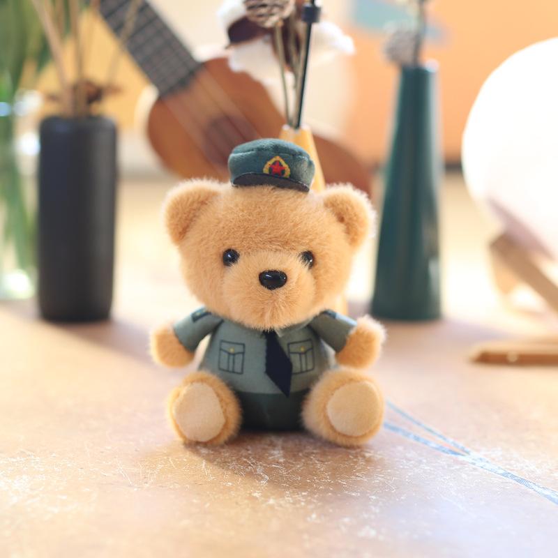 Милый милый дорожный полицейский медведь подвеска плюшевые игрушки пожарная полиция панда сумка подвесной брелок кукла 14Cm
Милый милый дорожный полицейский медведь подвеска плюшевые игрушки пожарная полиция панда сумка подвесной брелок кукла 14Cm