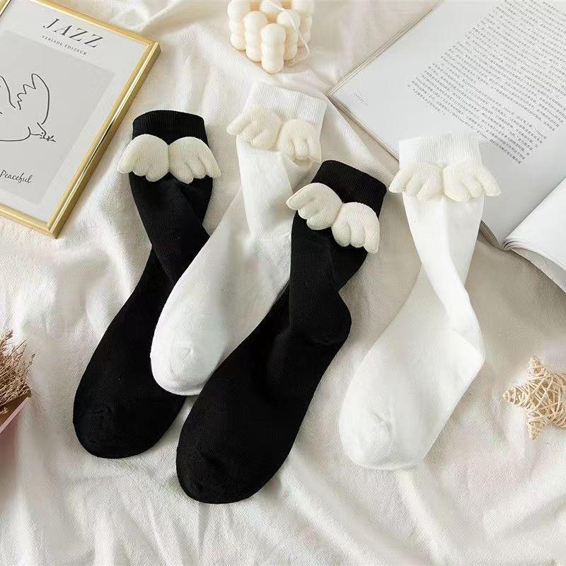 Angel Wings Cartoon Mid-Calf Cotton Socks for Girls - Cute Lolita JK Style One Size белый
Angel Wings Cartoon Mid-Calf Cotton Socks for Girls - Cute Lolita JK Style One Size белый