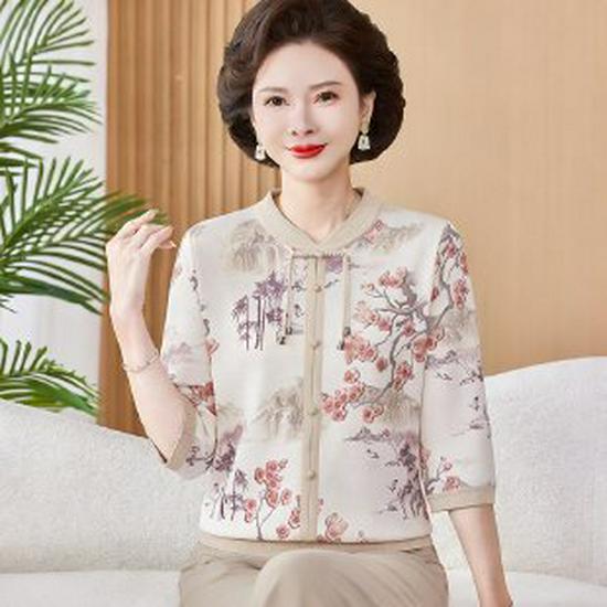 Mom s Spring Fashion Long-sleeve T-shirt for Middle-aged Women - 2026 New Style XL бежевий
Mom s Spring Fashion Long-sleeve T-shirt for Middle-aged Women - 2026 New Style XL бежевий