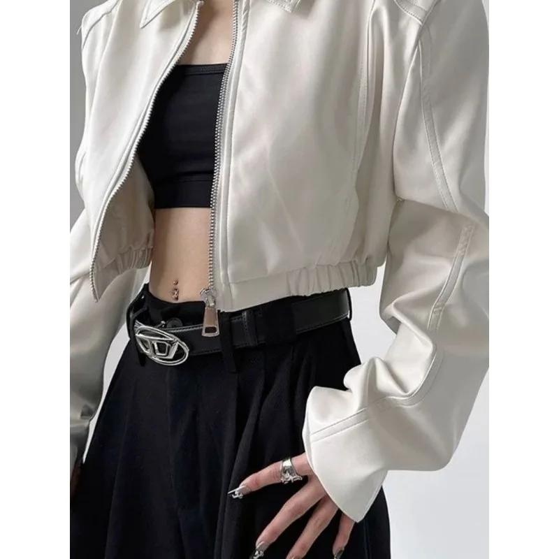 High-end for Motorcycle Design Leather Jacket 2025 New Women Short Autumn S білий
High-end for Motorcycle Design Leather Jacket 2025 New Women Short Autumn S білий