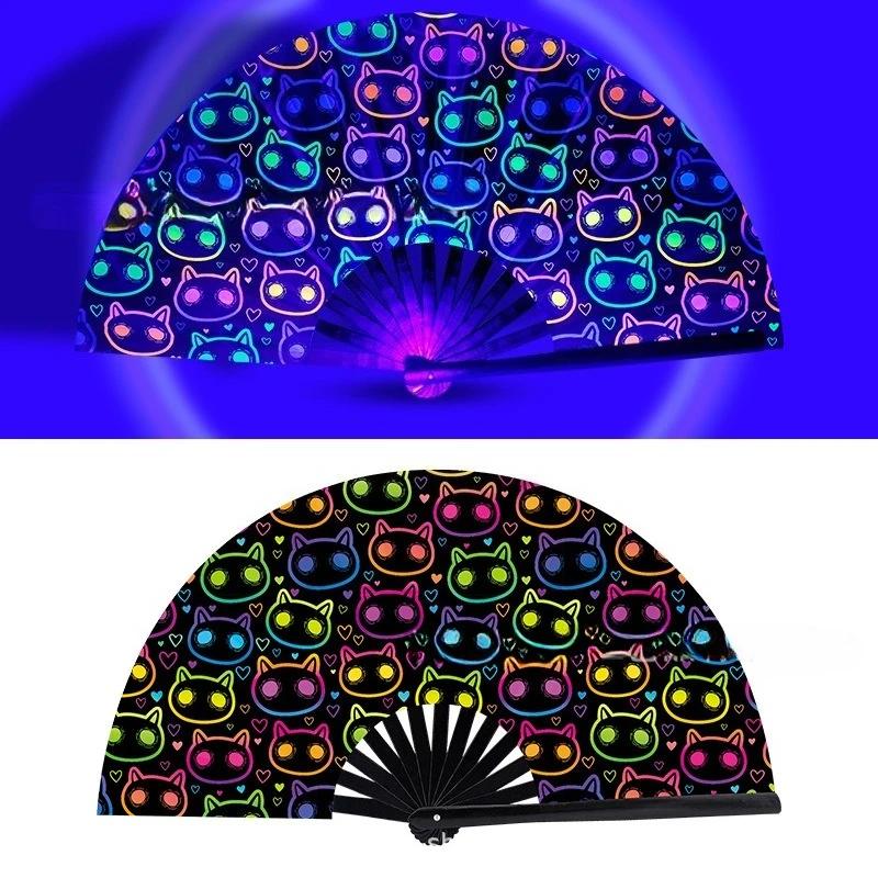 Large Kung Fu Fan UV Printing Fluorescent Fan Bamboo Bone Square Dance Performance and Bar Clubbing Folding Fan Multifunctional
Large Kung Fu Fan UV Printing Fluorescent Fan Bamboo Bone Square Dance Performance and Bar Clubbing Folding Fan Multifunctional