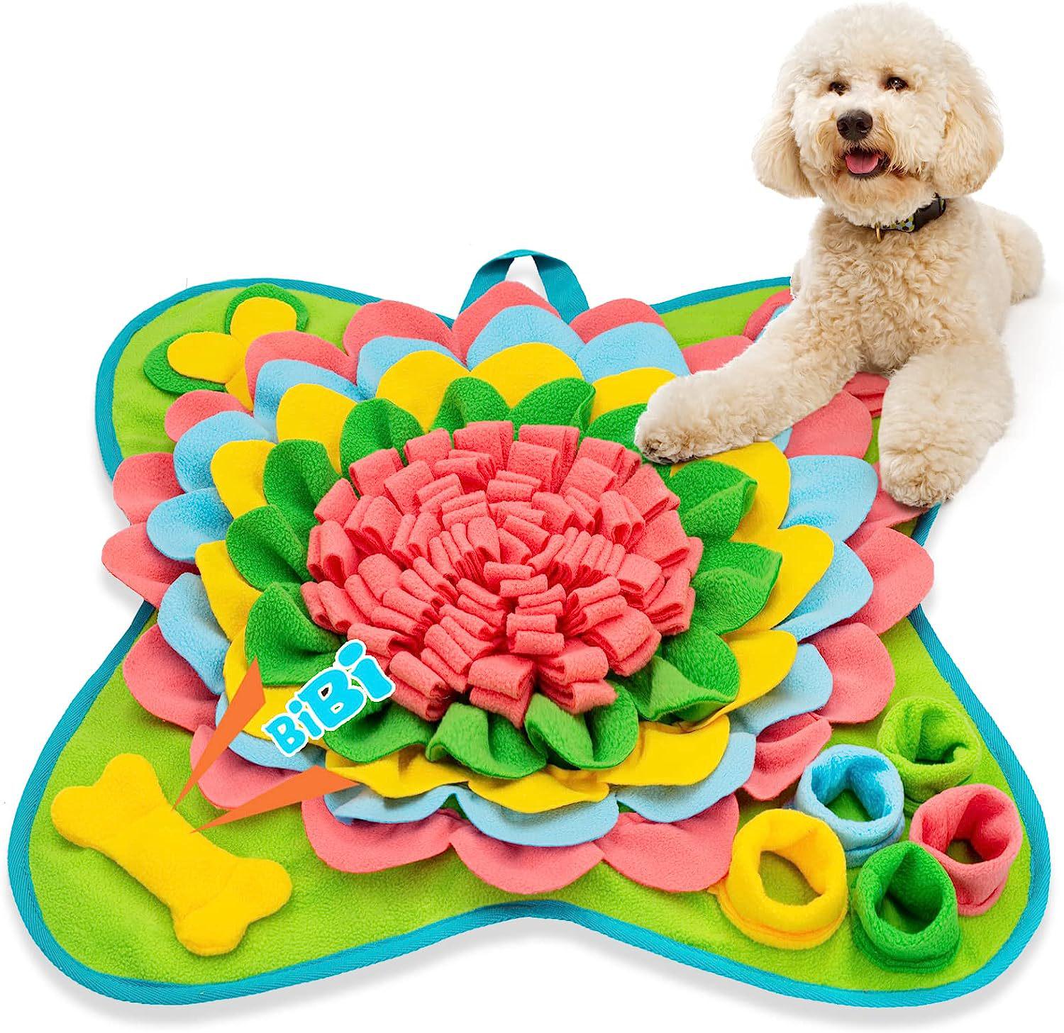 Pet Dog Snuffle Mat: Energy-Consuming Feeding Mat for Puppy Training, Intelligence Boost, and Attention Exercises
Pet Dog Snuffle Mat: Energy-Consuming Feeding Mat for Puppy Training, Intelligence Boost, and Attention Exercises