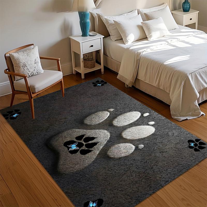 2D Paw Print Doormat Non Slip Game Room Rug Washable Kids Paly Carpet Floormat for Living Room Entryway Pet Lover Minimalist 40x60CM
2D Paw Print Doormat Non Slip Game Room Rug Washable Kids Paly Carpet Floormat for Living Room Entryway Pet Lover Minimalist 40x60CM