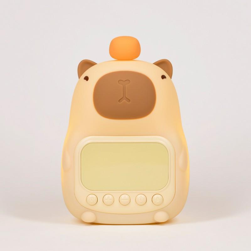 C20 Cute Cartoon Capybara Alarm Clock Dimmable Bedside Night Light for Kids Room Type A
C20 Cute Cartoon Capybara Alarm Clock Dimmable Bedside Night Light for Kids Room Type A