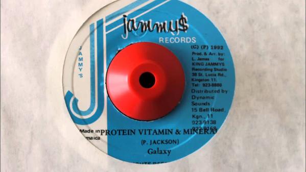 7inch Record GALAXY P Protein Vitamin Mineral NONE Jammys Records 1992 Jamaica Reggae Ska Dub Used
7inch Record GALAXY P Protein Vitamin Mineral NONE Jammys Records 1992 Jamaica Reggae Ska Dub Used
