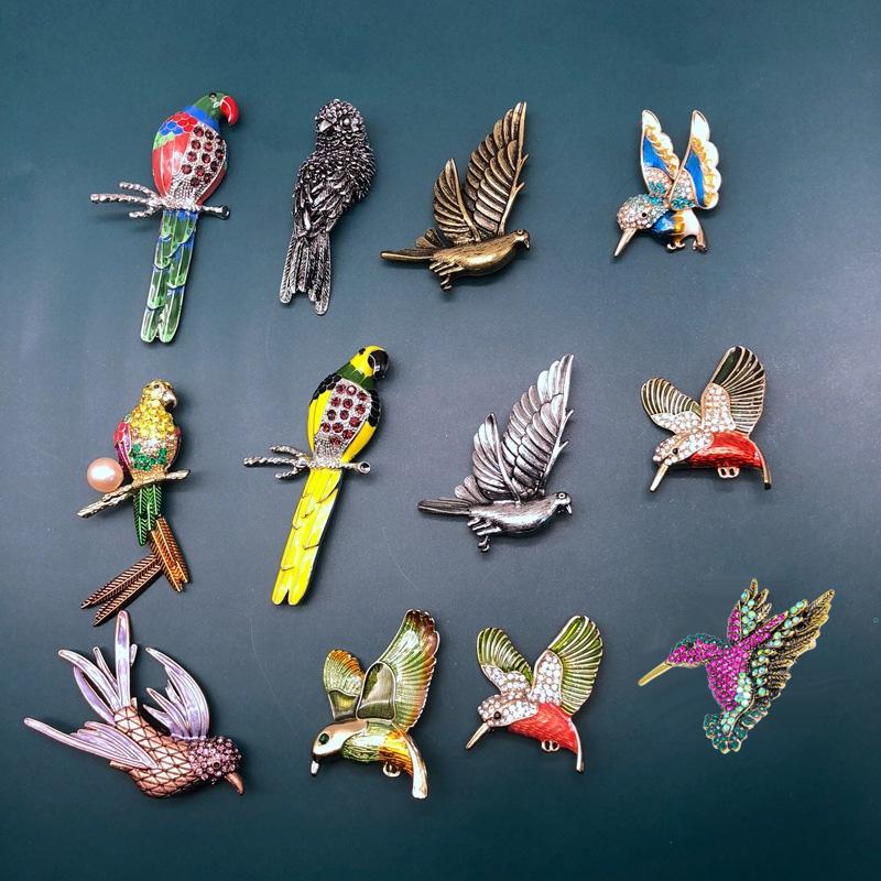 Antique Vintage Palace Style Animal Bird Brooch Multi-color Glaze Cute Birds Brooches Clothes Hats Bags Accessory
Antique Vintage Palace Style Animal Bird Brooch Multi-color Glaze Cute Birds Brooches Clothes Hats Bags Accessory