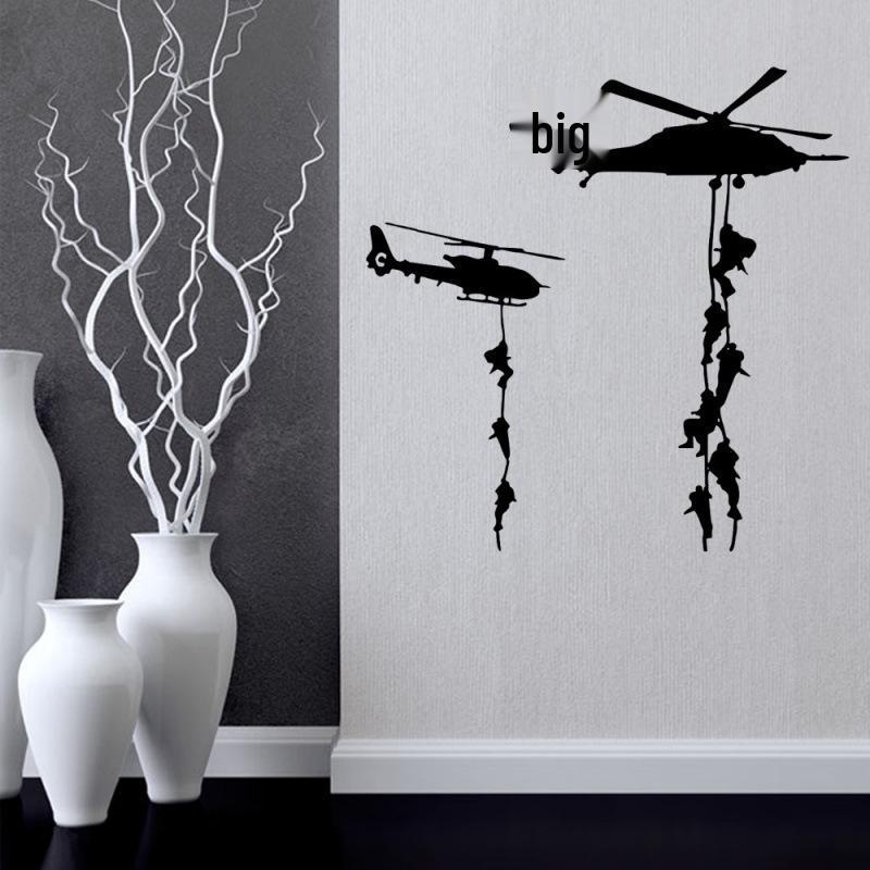 Black Metal Armed Helicopter Wall Art Sticker for Living Room, Bedroom, Game Room No size variations available
Black Metal Armed Helicopter Wall Art Sticker for Living Room, Bedroom, Game Room No size variations available