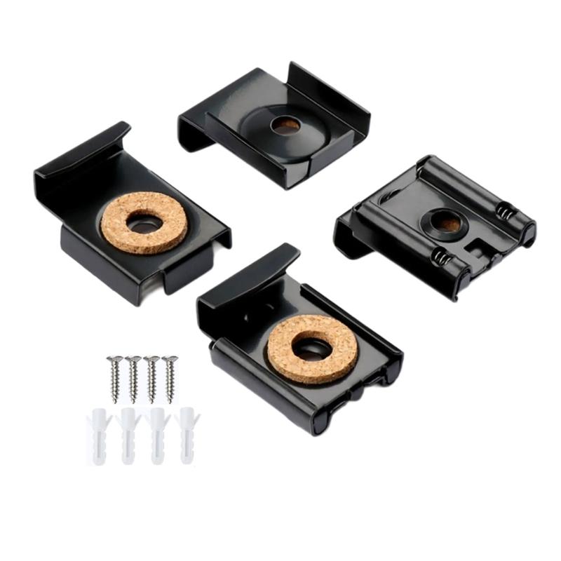 Pack Of 4 Mirror Clip With Soft Cork Pad & Screw For Secure Glass Mounting In Bathroom Or Bedroom Glass Holder Clamp
Pack Of 4 Mirror Clip With Soft Cork Pad & Screw For Secure Glass Mounting In Bathroom Or Bedroom Glass Holder Clamp