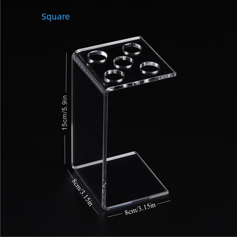 Acrylic Scissor Holder Transparent 5-Hole Hair Salon Hairdressing Tool Display Scissor Desktop Storage Rack Square
Acrylic Scissor Holder Transparent 5-Hole Hair Salon Hairdressing Tool Display Scissor Desktop Storage Rack Square