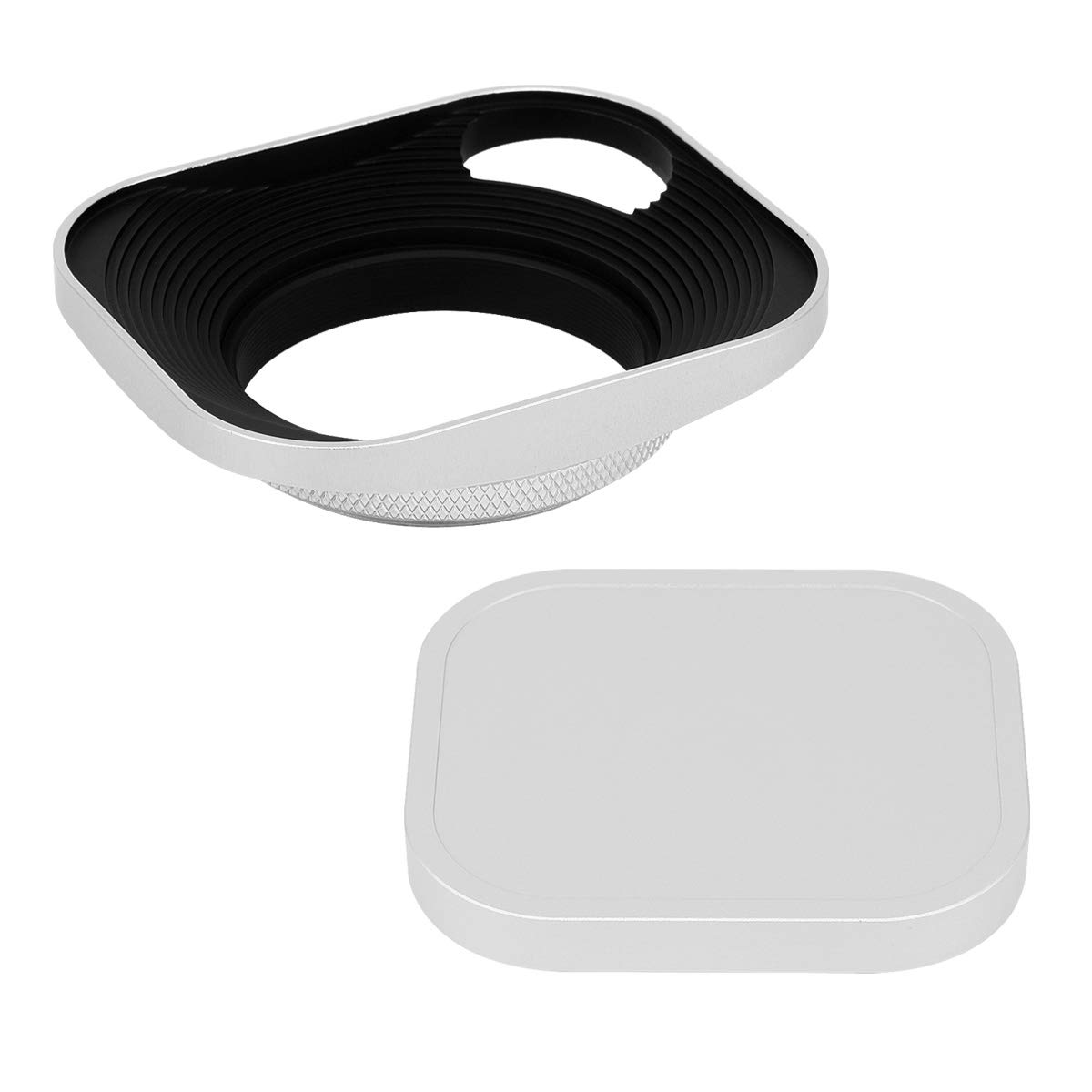 Haoge 43mm Square Metal Lens Hood Shade Hollow Out Design with Cap for Leica Rangefinder Camera 43mm E43 Filter Thread Lens Silver LH-S43P Screw-in
Haoge 43mm Square Metal Lens Hood Shade Hollow Out Design with Cap for Leica Rangefinder Camera 43mm E43 Filter Thread Lens Silver LH-S43P Screw-in