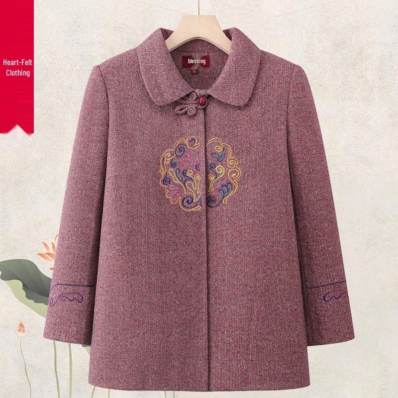 Senior Women s Autumn-Winter Velvet Coat: 70-Year-Old Grandma Tang Suit Style 4XL (130-145 jin)
Senior Women s Autumn-Winter Velvet Coat: 70-Year-Old Grandma Tang Suit Style 4XL (130-145 jin)