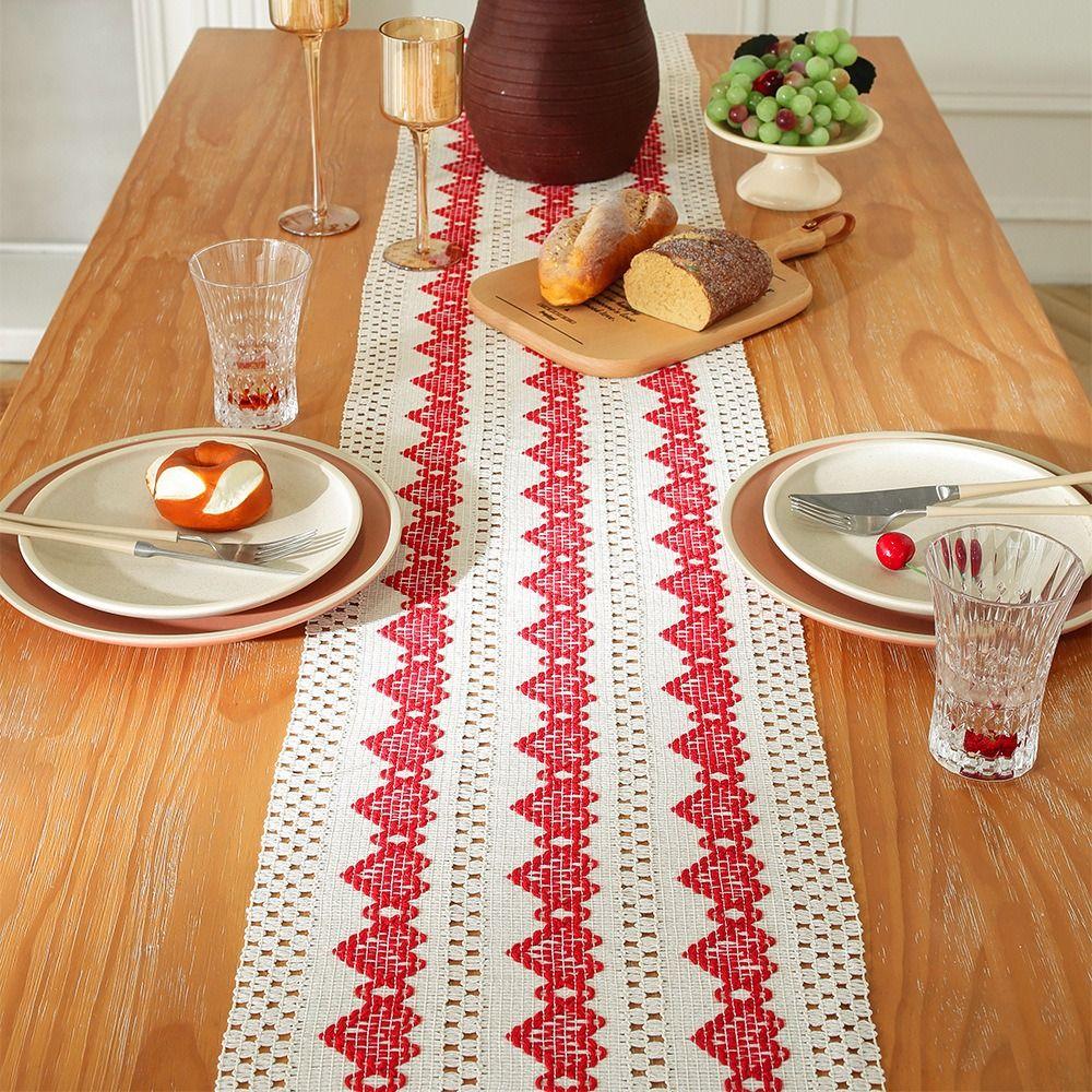 Woven Cotton Linen Table Runner Red Love Tablecloth Table Flag Table Cover Table Decor 30x120cm
Woven Cotton Linen Table Runner Red Love Tablecloth Table Flag Table Cover Table Decor 30x120cm