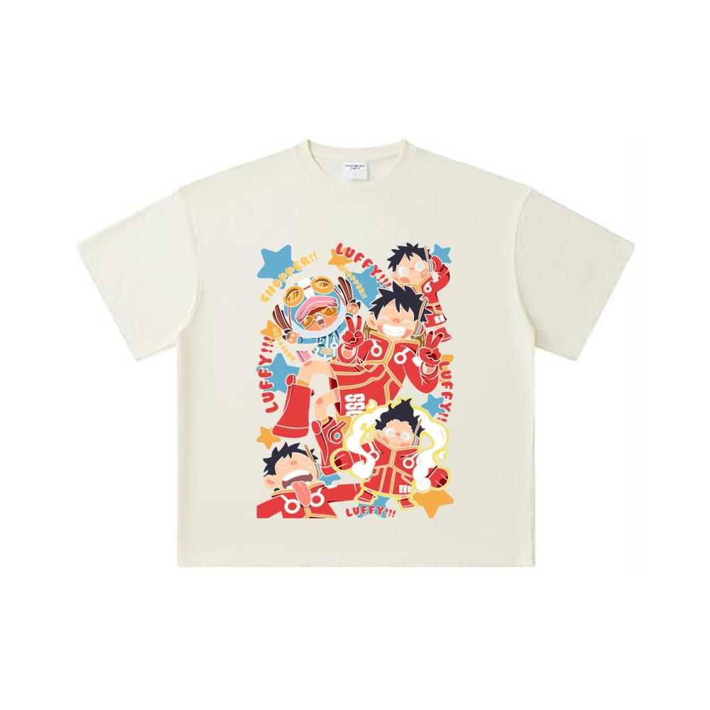 260 GSM Double Yarn 32 Count 100% Cotton One Piece V58 Egghead Chibi Print Unisex Heavy Cotton T Shirt S
260 GSM Double Yarn 32 Count 100% Cotton One Piece V58 Egghead Chibi Print Unisex Heavy Cotton T Shirt S