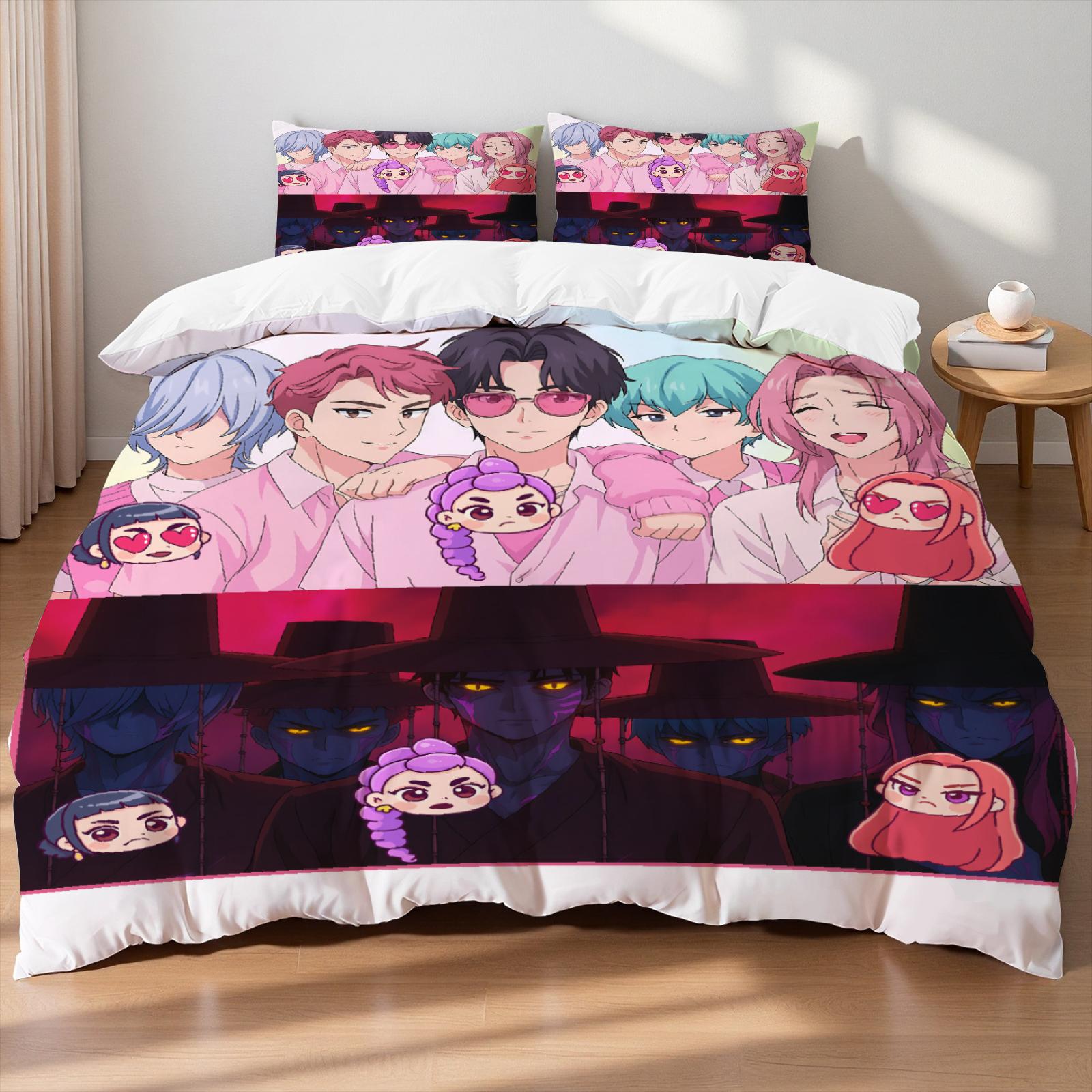 Зои Охотники на демонов K-pop Девушки Парни Группа Принт Бессердечное Пододеяльник Мульти Размер Спальня Общежитие Праздничное Постельное Белье Декорация EU Twin(135x200cm)
Зои Охотники на демонов K-pop Девушки Парни Группа Принт Бессердечное Пододеяльник Мульти Размер Спальня Общежитие Праздничное Постельное Белье Декорация EU Twin(135x200cm)