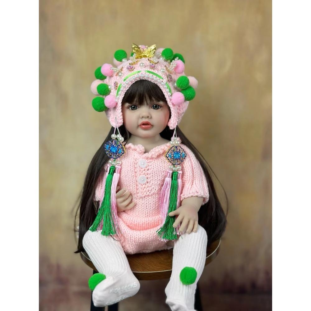 BZDOLL 55 см 22 дюйми реалістичні повністю силіконові ляльки відродження дитини Bebe новонароджена дівчинка лялька принцеса малюк іграшка подарунок зелений
BZDOLL 55 см 22 дюйми реалістичні повністю силіконові ляльки відродження дитини Bebe новонароджена дівчинка лялька принцеса малюк іграшка подарунок зелений