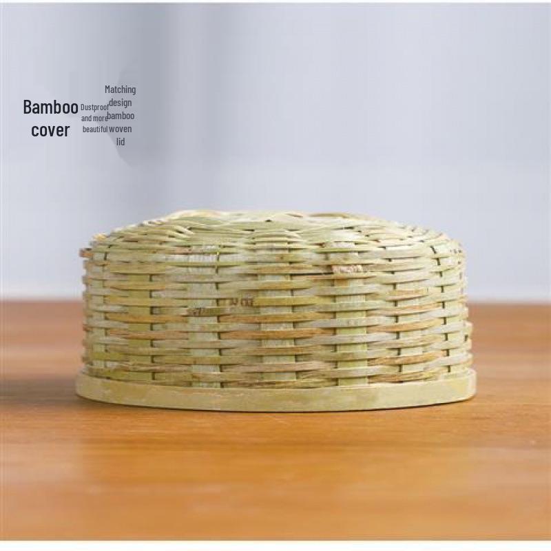 Retro Bamboo Weave Large Insulated Hot Water Bottle - Green Handmade Inner Liner for Tea Rooms and Restaurants
Retro Bamboo Weave Large Insulated Hot Water Bottle - Green Handmade Inner Liner for Tea Rooms and Restaurants