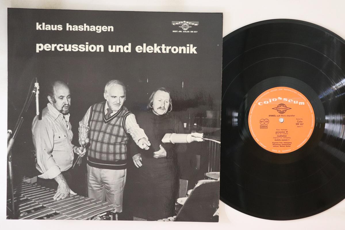 LP Record KLAUS HASHAGEN Percussion Und Elektronik COLOSSM557 COLOSSEUM Germany Classical Used
LP Record KLAUS HASHAGEN Percussion Und Elektronik COLOSSM557 COLOSSEUM Germany Classical Used