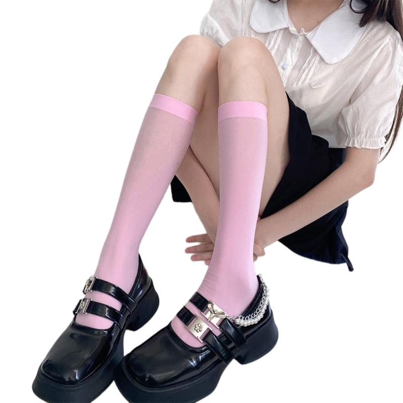 X6HE Women s Colorful Knee High Socks Student Girls Stockings Candy Calf Socks Gifts рожевий
X6HE Women s Colorful Knee High Socks Student Girls Stockings Candy Calf Socks Gifts рожевий