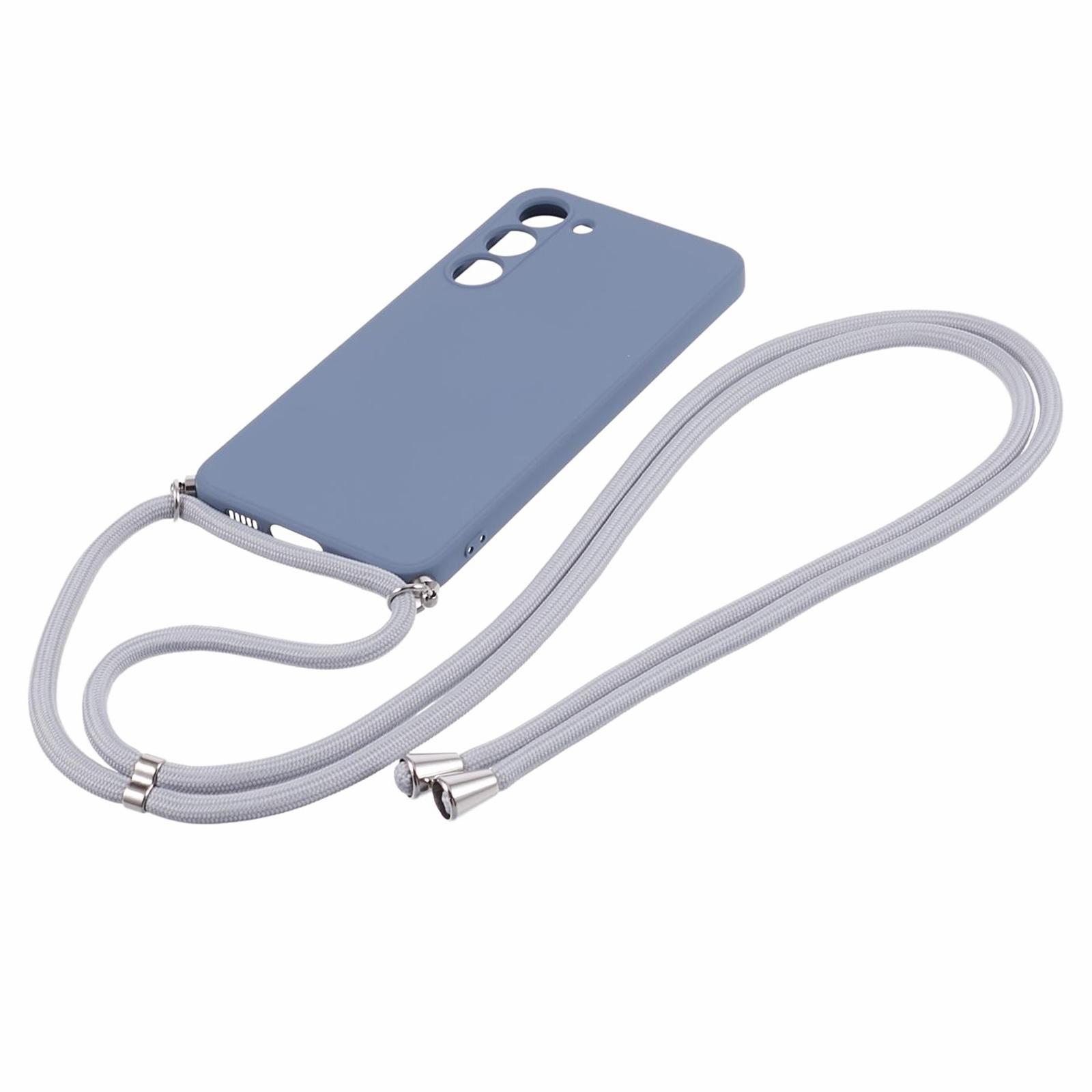For Samsung Galaxy S23 TPU Case Rubberized Phone Cover with Long Lanyard Lavender Grey
For Samsung Galaxy S23 TPU Case Rubberized Phone Cover with Long Lanyard Lavender Grey