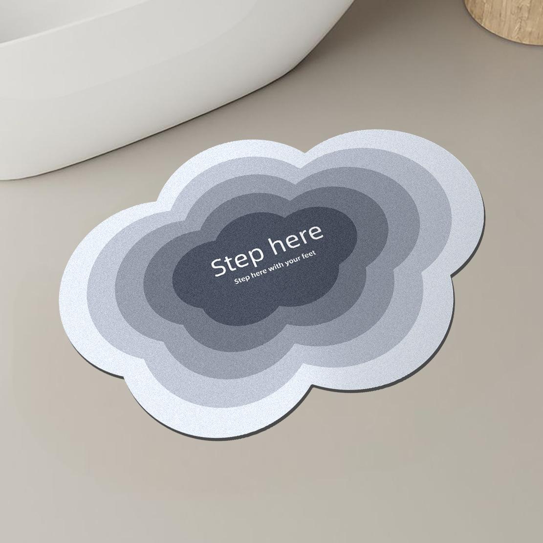 Diatom Mud Moisture-wicking Floor Mat Cloud Series Bathroom Bathroom Door Entry Entry Slip-resistant Foot Mat Toilet 40 * 60cm
Diatom Mud Moisture-wicking Floor Mat Cloud Series Bathroom Bathroom Door Entry Entry Slip-resistant Foot Mat Toilet 40 * 60cm