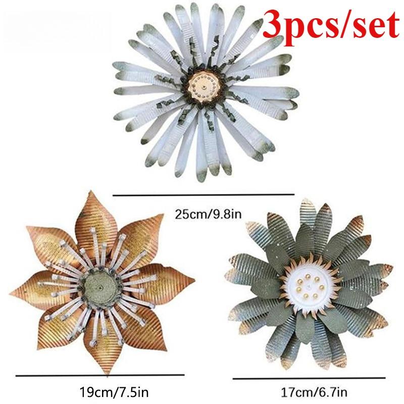 Handmade Wrought Iron Floral Wall Art for Indoor Outdoor Garden Decor, Metal Flower Ornament Durable Iron Material
Handmade Wrought Iron Floral Wall Art for Indoor Outdoor Garden Decor, Metal Flower Ornament Durable Iron Material