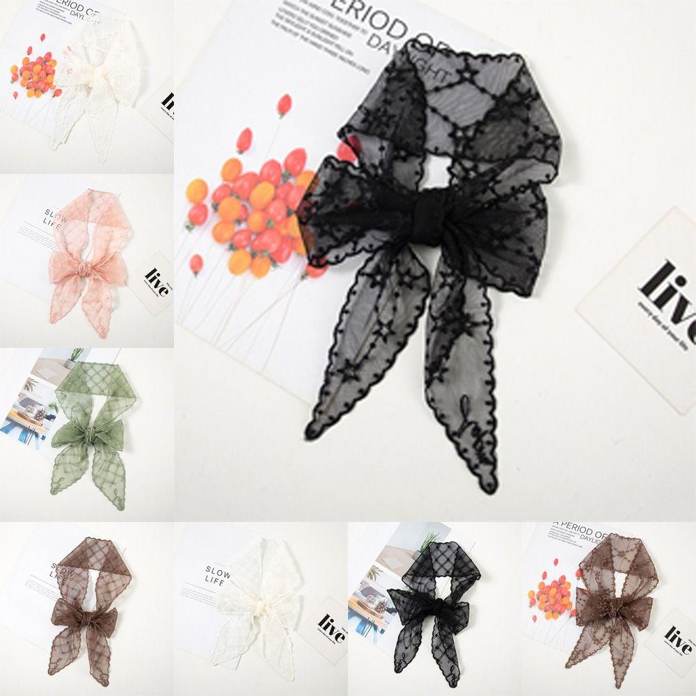 Thin Lace Scarf Embroidered Flower Ribbon Waistband Ins Sunscreen Shawl Summer Black-Flower
Thin Lace Scarf Embroidered Flower Ribbon Waistband Ins Sunscreen Shawl Summer Black-Flower