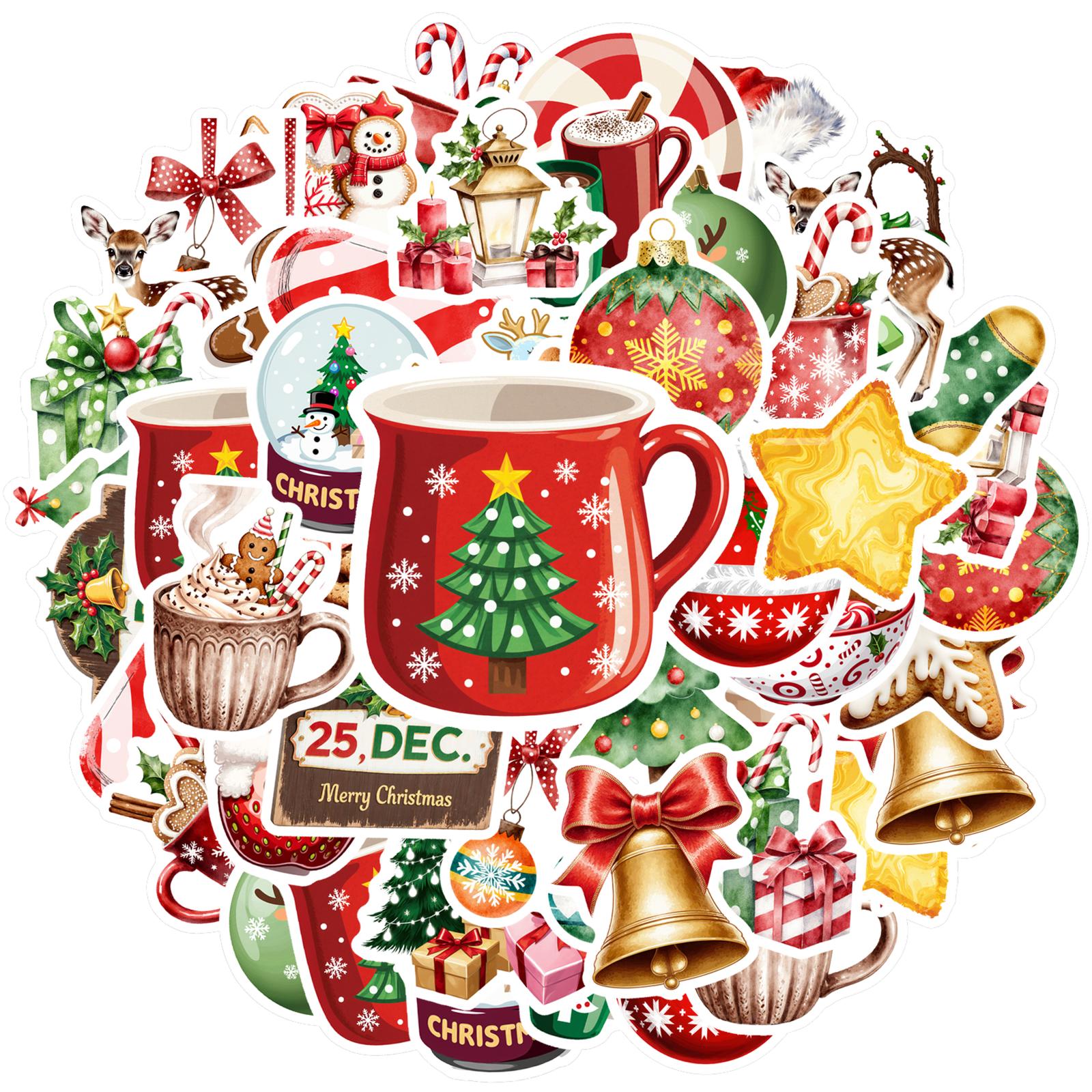 35pcs Cartoon Christmas Decorations Stickers Festive Gingerbread Teacher Reward Stickers PVC Sticker For Suitcase Fridge Phone
35pcs Cartoon Christmas Decorations Stickers Festive Gingerbread Teacher Reward Stickers PVC Sticker For Suitcase Fridge Phone